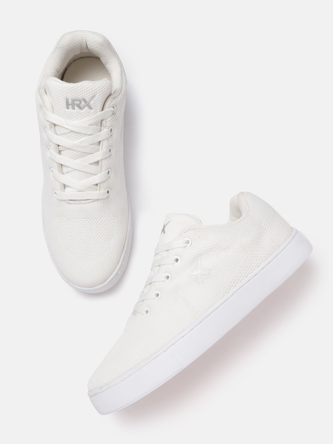 

HRX by Hrithik Roshan Men Woven Design Off-White Fly Sneaker