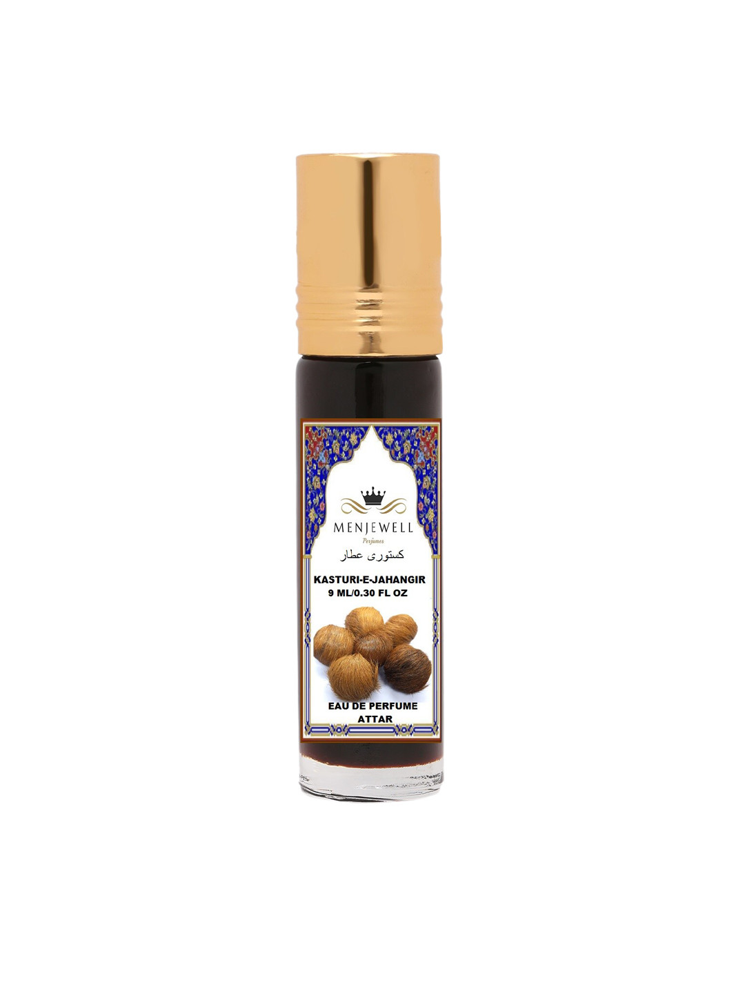 

Menjewell Kasturi-E-Jahagir Musk Attar Perfume 9ml, Brown