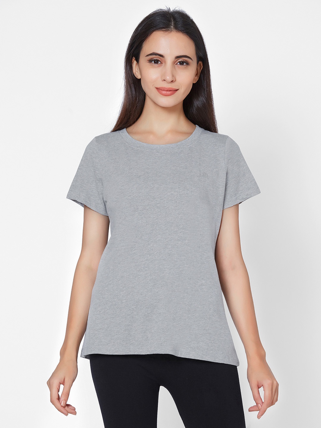 

SOIE Women Super-Soft Cotton Modal Sleep Shirt, Grey