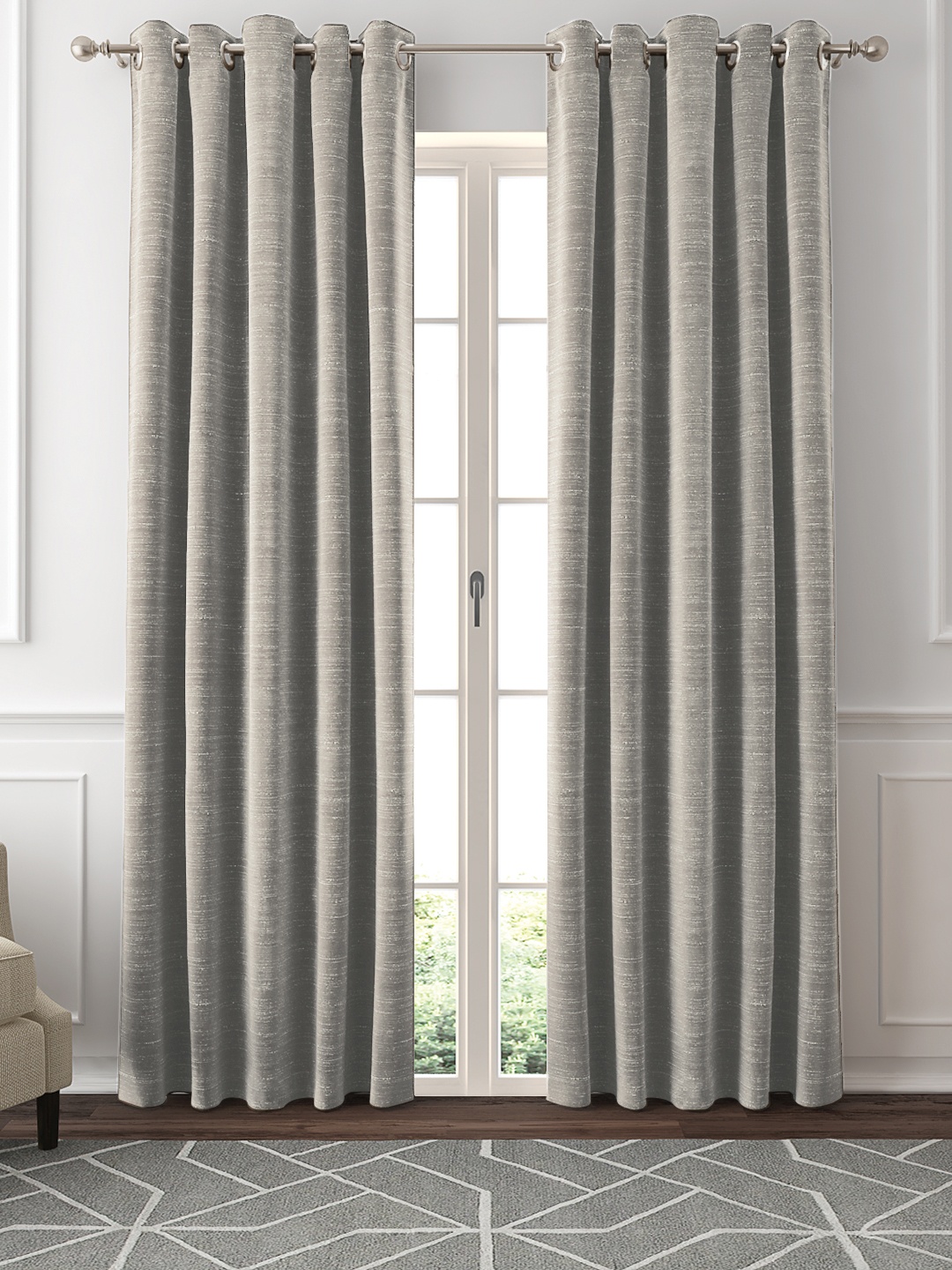 

GM Grey Set of 2 Curtain Curtains