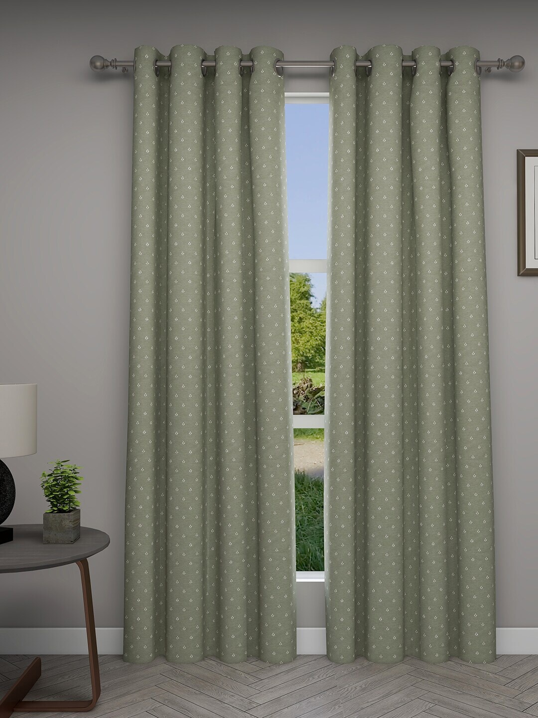 

GM Green Set of 2 Curtain Curtains