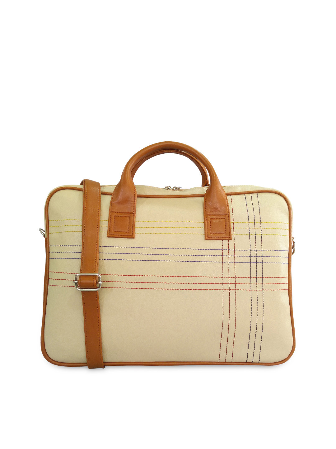 

Toteteca Women Beige Laptop Bag