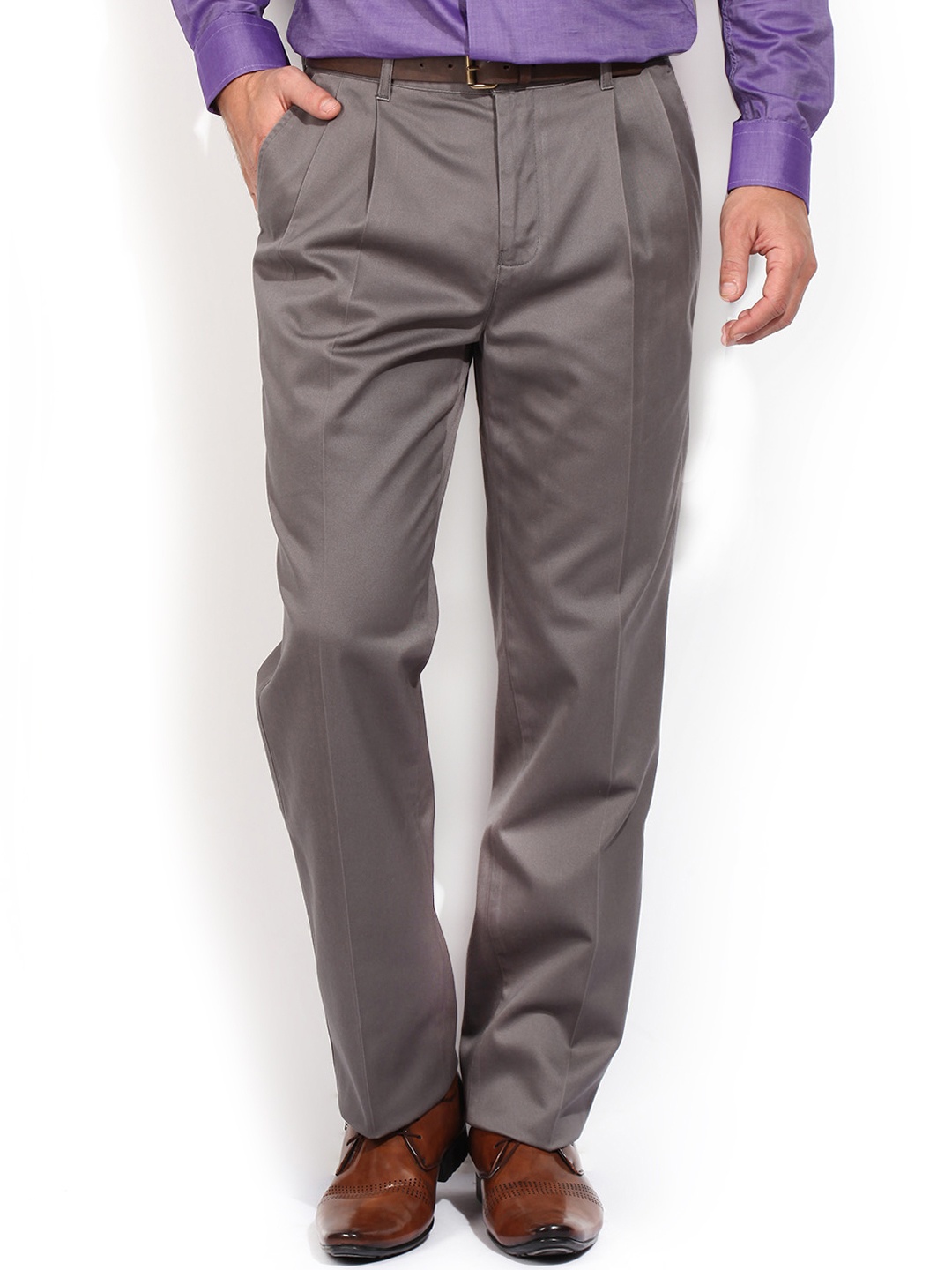 

Blackberrys Grey Formal Trousers
