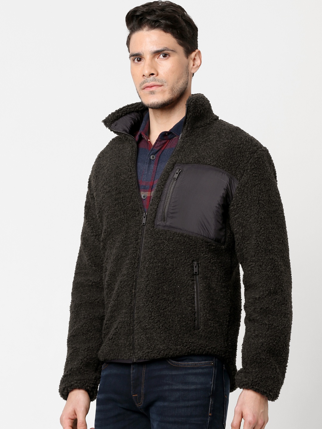 

SELECTED Men Black Solid Quilted Jacket