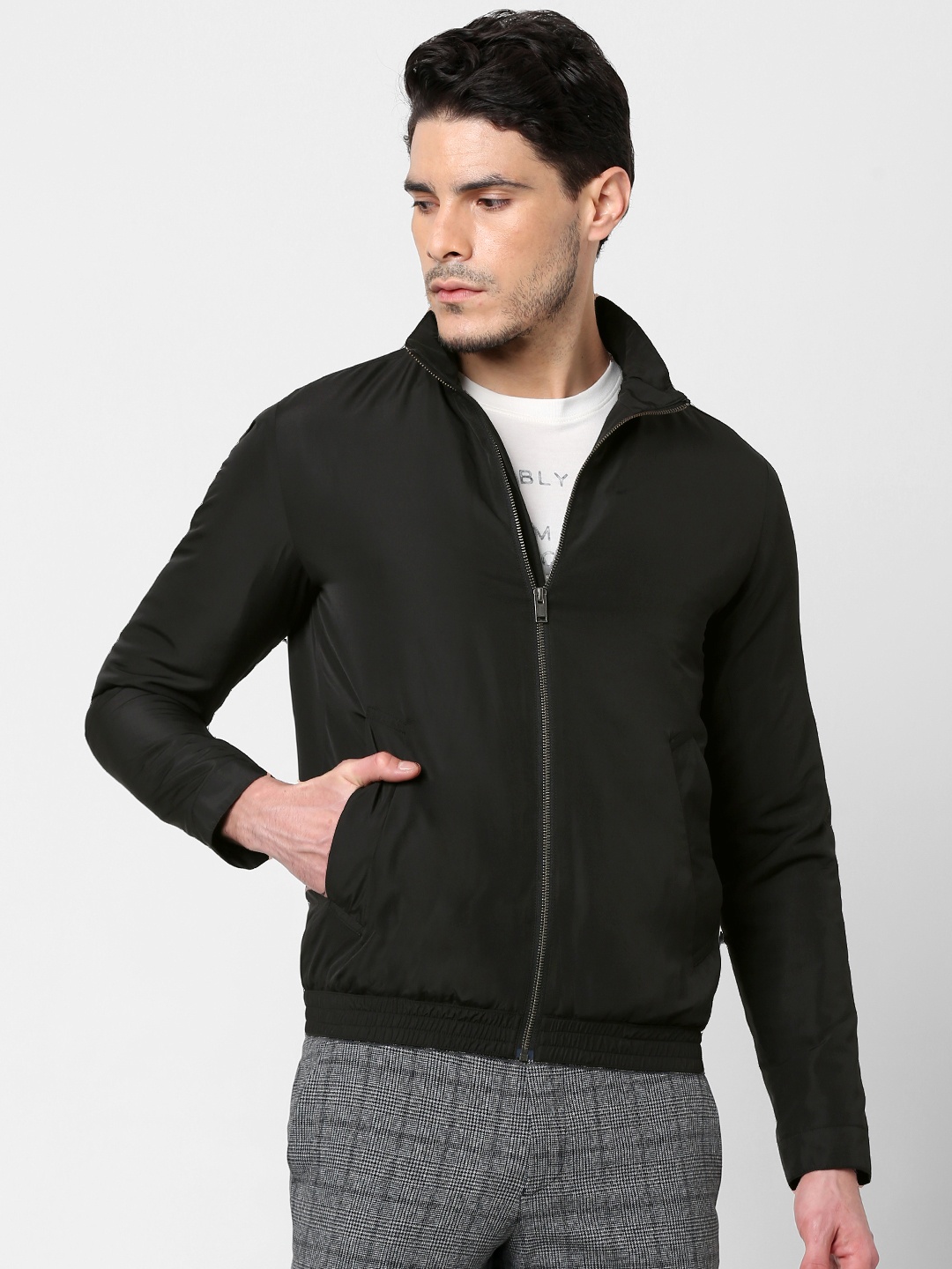 

SELECTED Men Black Bomber Jacket