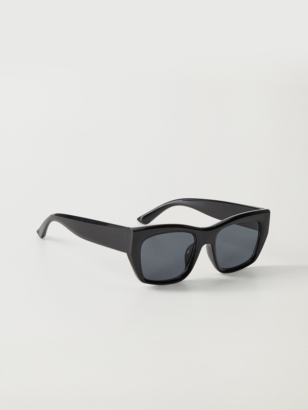

MANGO Women Square Sunglasses with UV Protected Lens 77094415-99, Black
