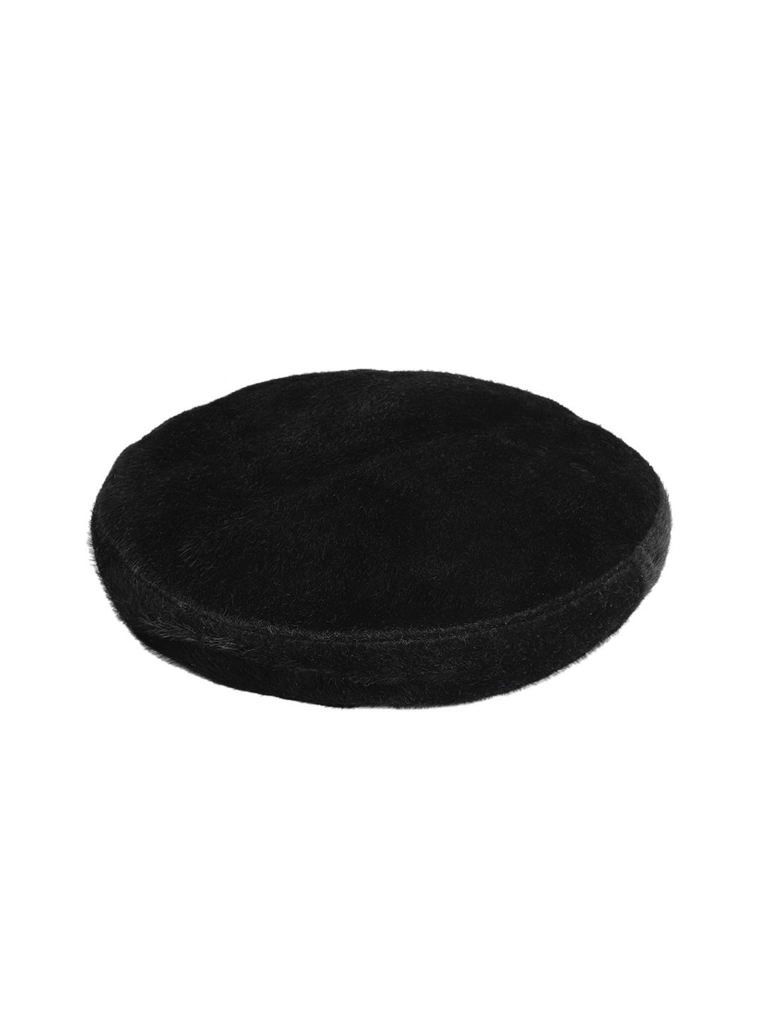 

MANGO Women Faux Fur Beret, Black