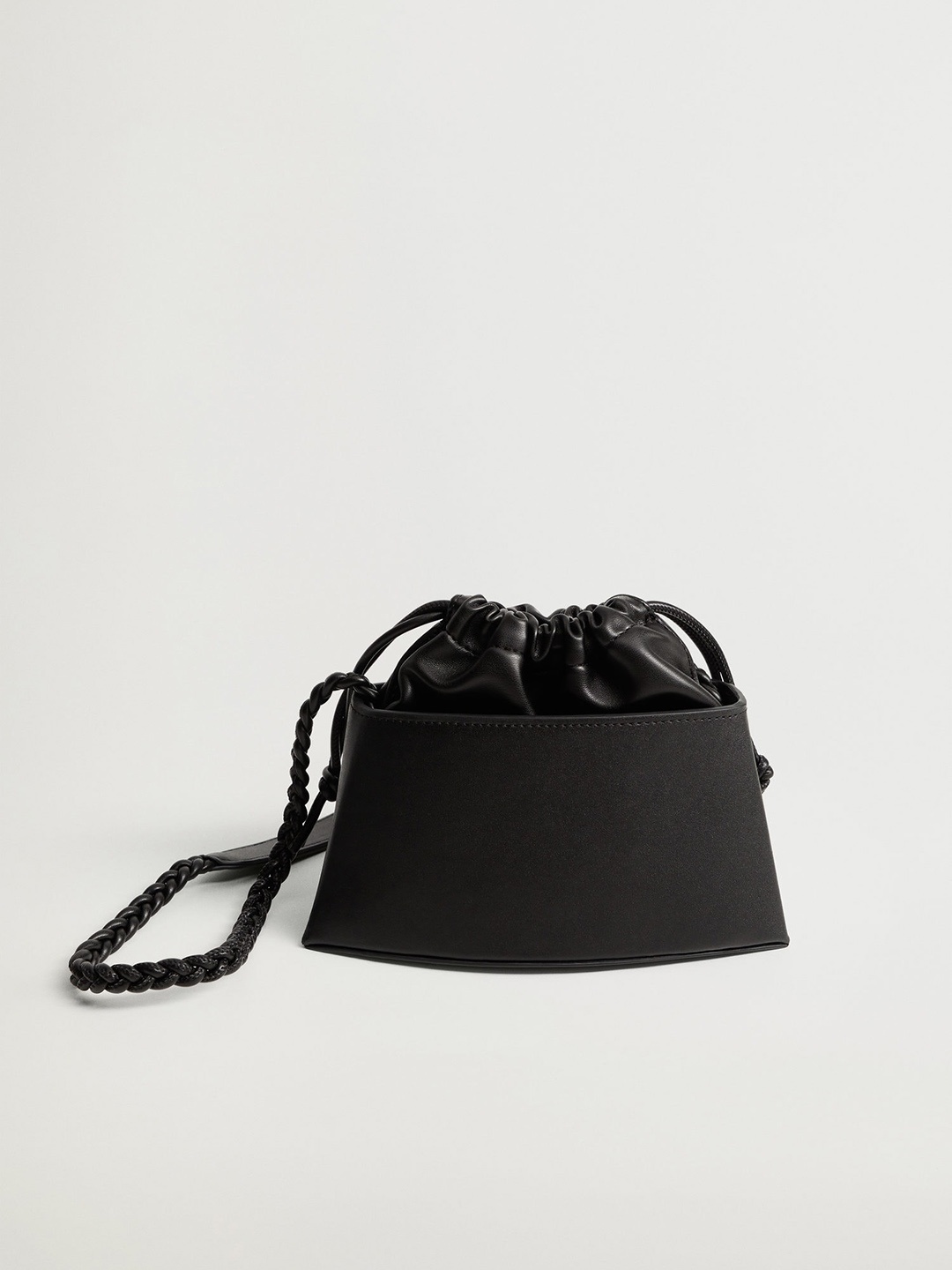 

MANGO Black Solid Sling Bag