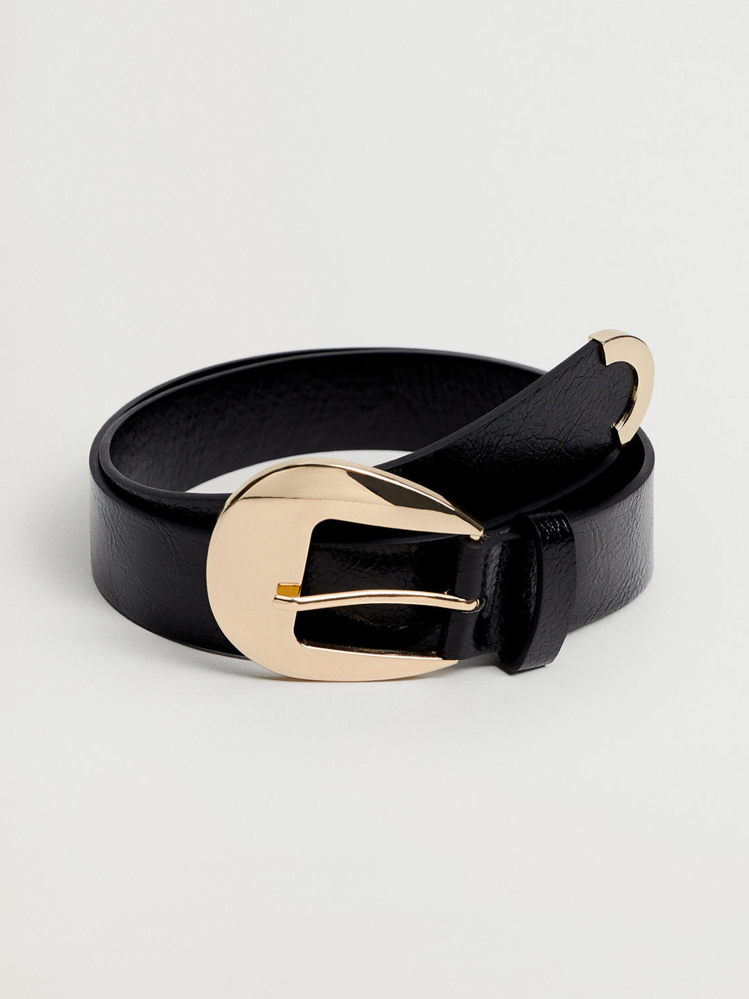 

MANGO Women Black Solid Belt