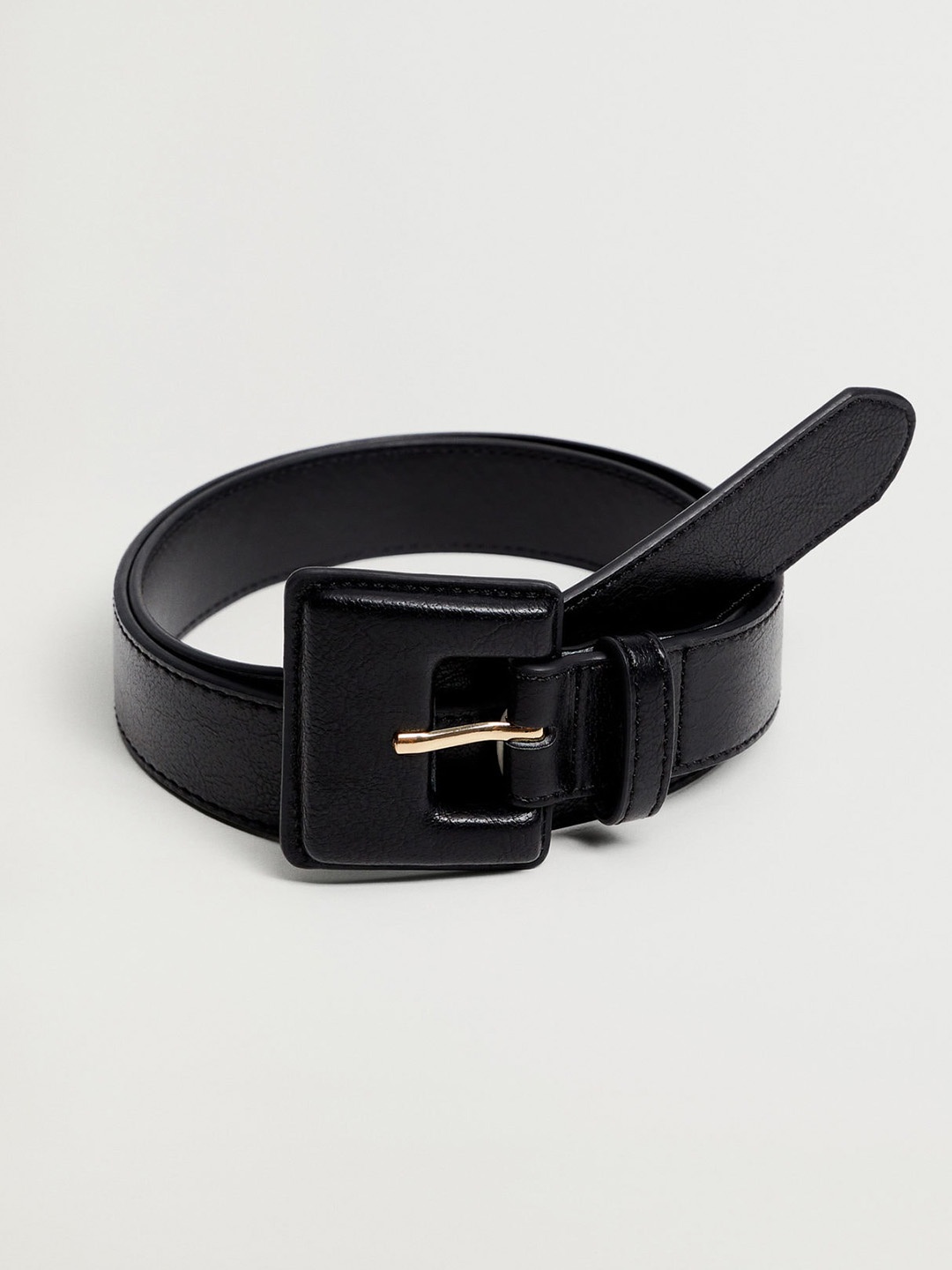 

MANGO Women Black Solid Belt