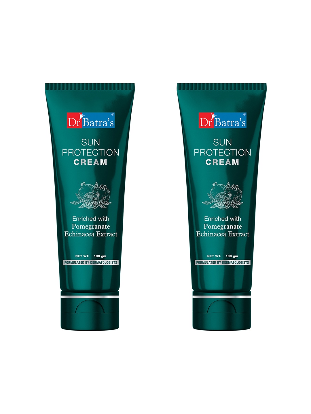 

Dr. Batras Set Of 2 Sun Protection Cream Enriched With Echinacea Extract - 100g Each, White