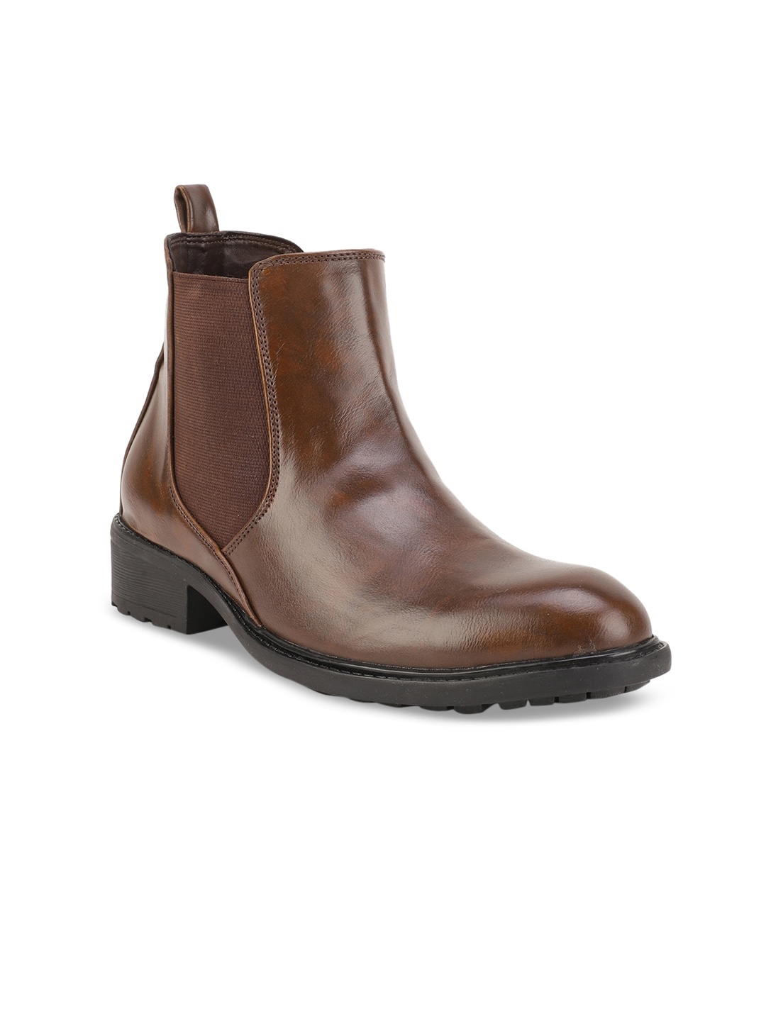 

Bruno Manetti Women Brown Solid Heeled Boots