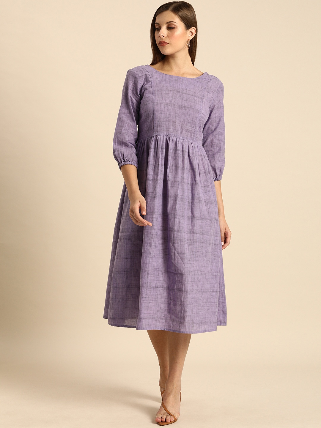 

Anouk Women Purple Kurta