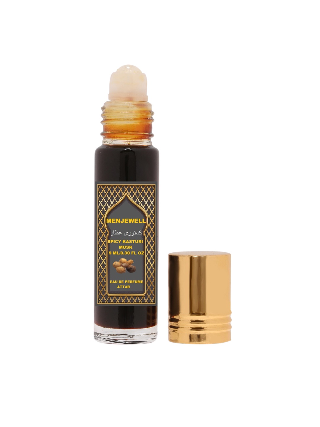 

Menjewell Unisex Spicy Kasturi Musk 9 ml, Transparent