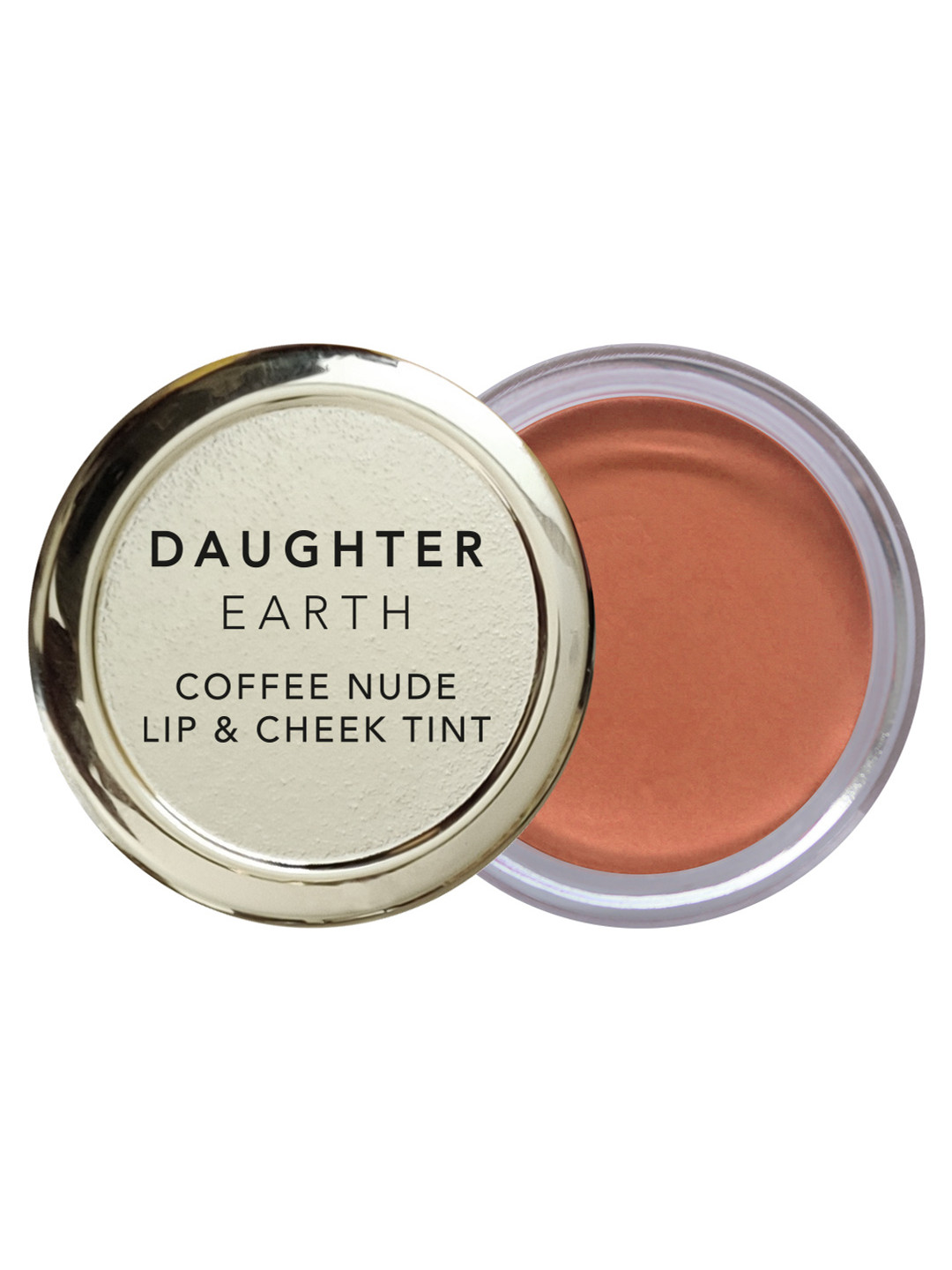 

DAUGHTER EARTH Vegan & Safe Pigments Lip & Cheek Tint - Coffee Nude 4.5g, Coffee brown