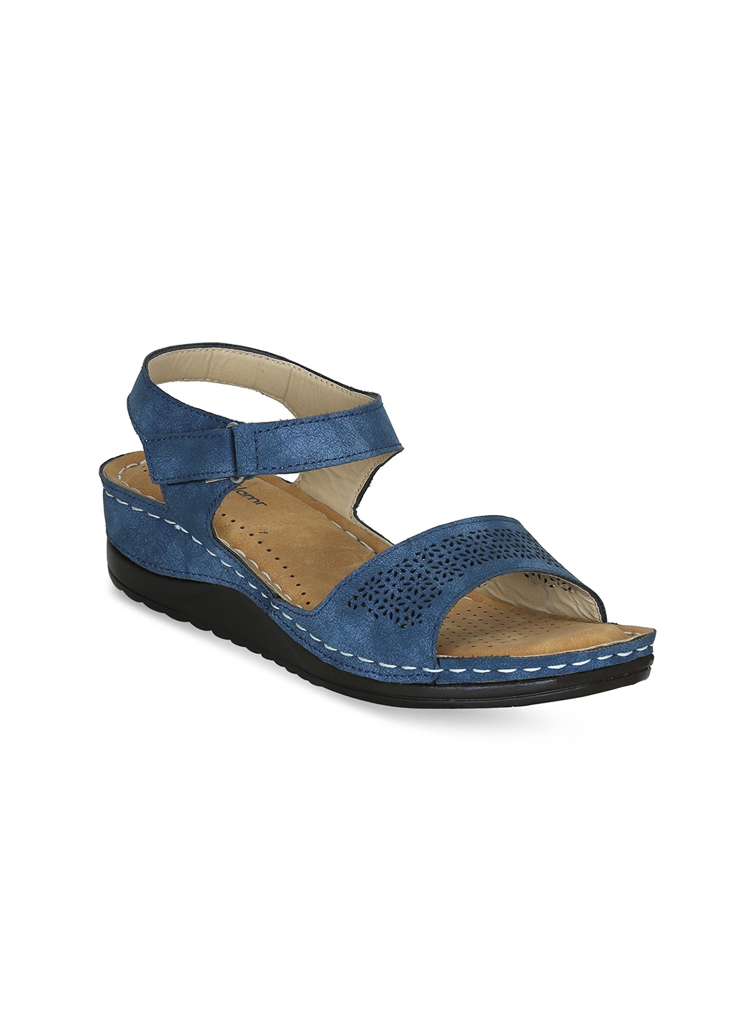 

Get Glamr Women Blue Solid Sandals