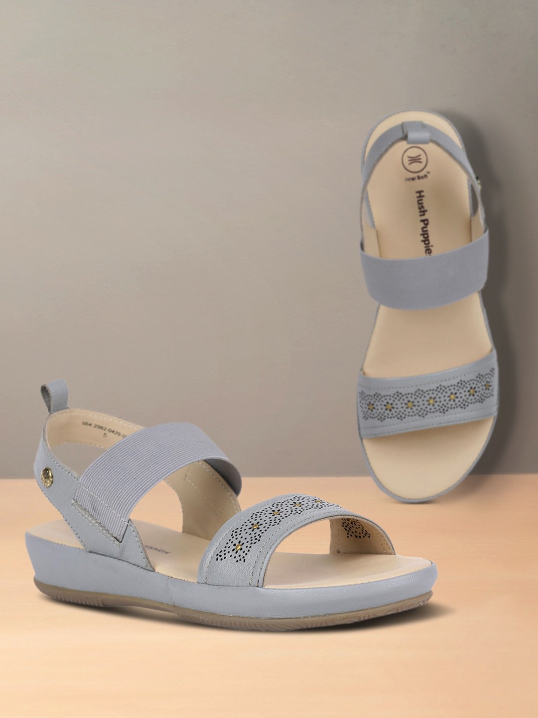 

Hush Puppies Women Grey Solid Heels