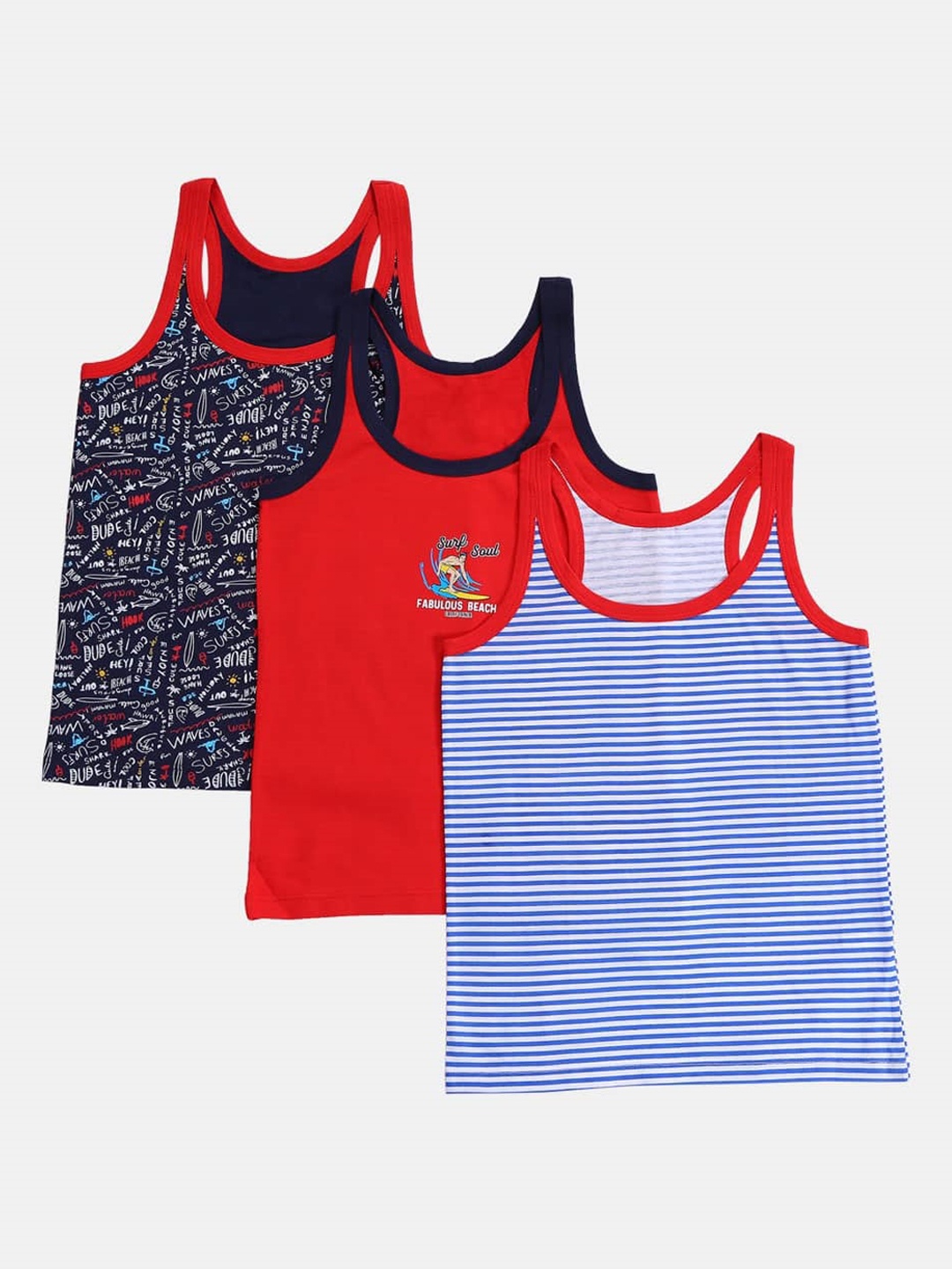 

Bodycare Boys Pack Of 3 Assorted Vests KIA9306-PK001