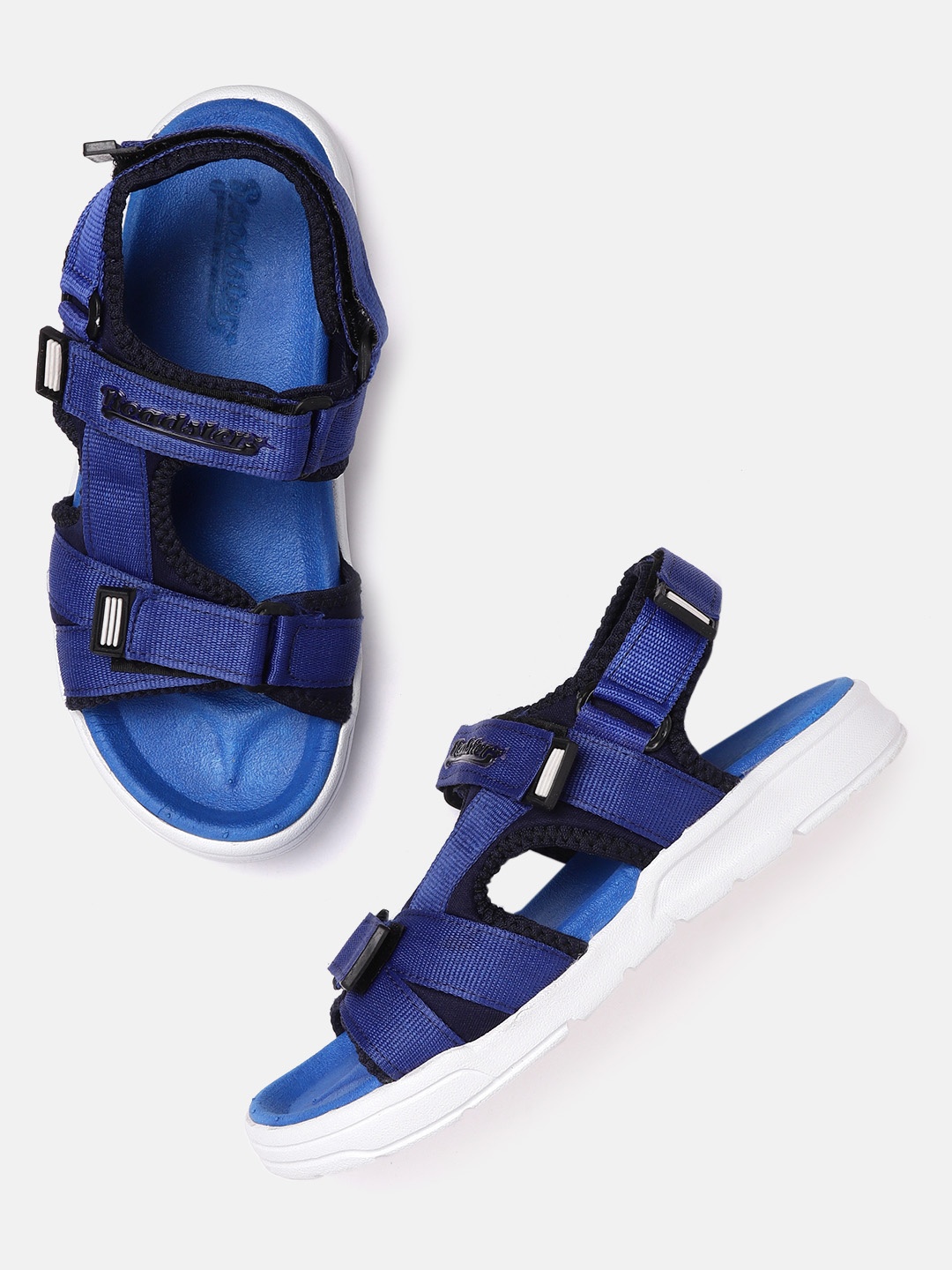 

The Roadster Lifestyle Co Men Blue Solid Sports Sandals