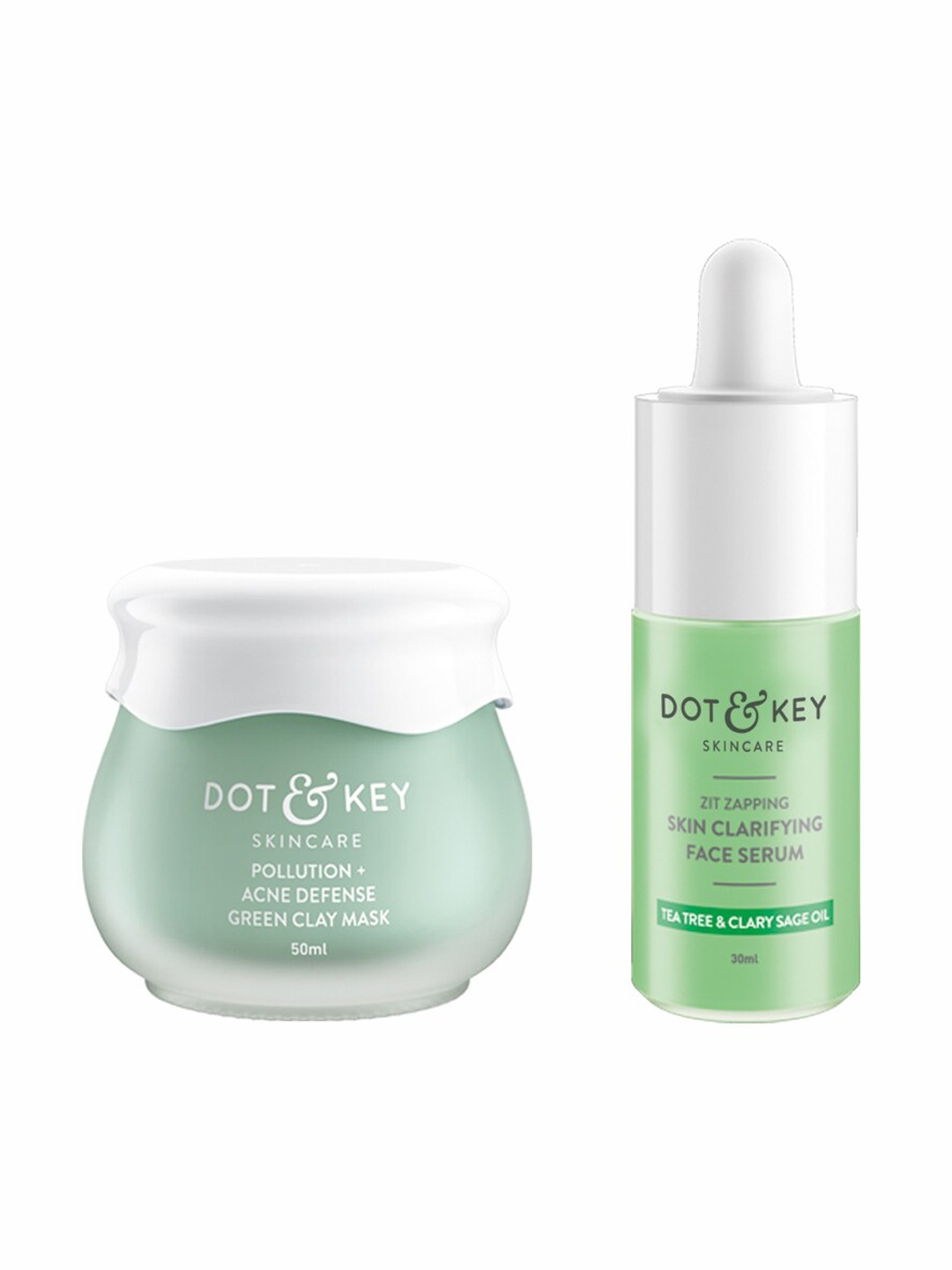 

DOT & KEY Matcha Green Clay & Acne Serum Combo