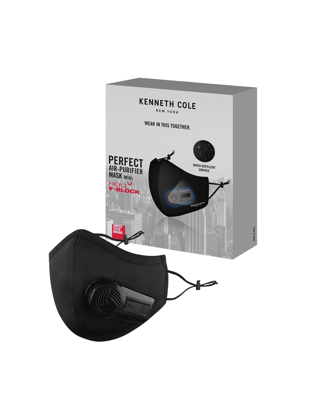 

Kenneth Cole Black Solid 6-Ply Protective Outdoor Mask