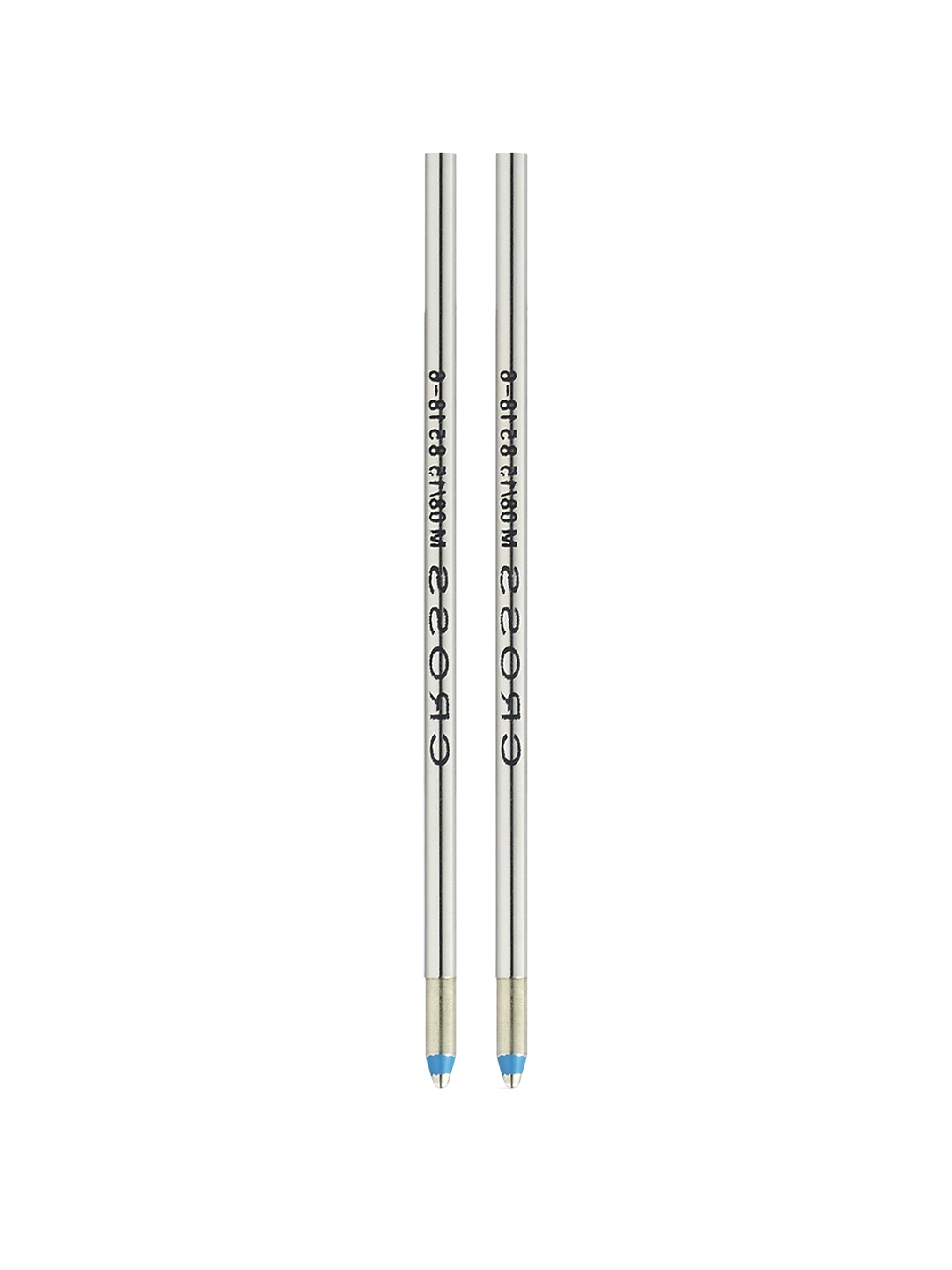 

Cross Mini Ballpoint Pen Refill - Blue - Medium - Dual Pack, Silver