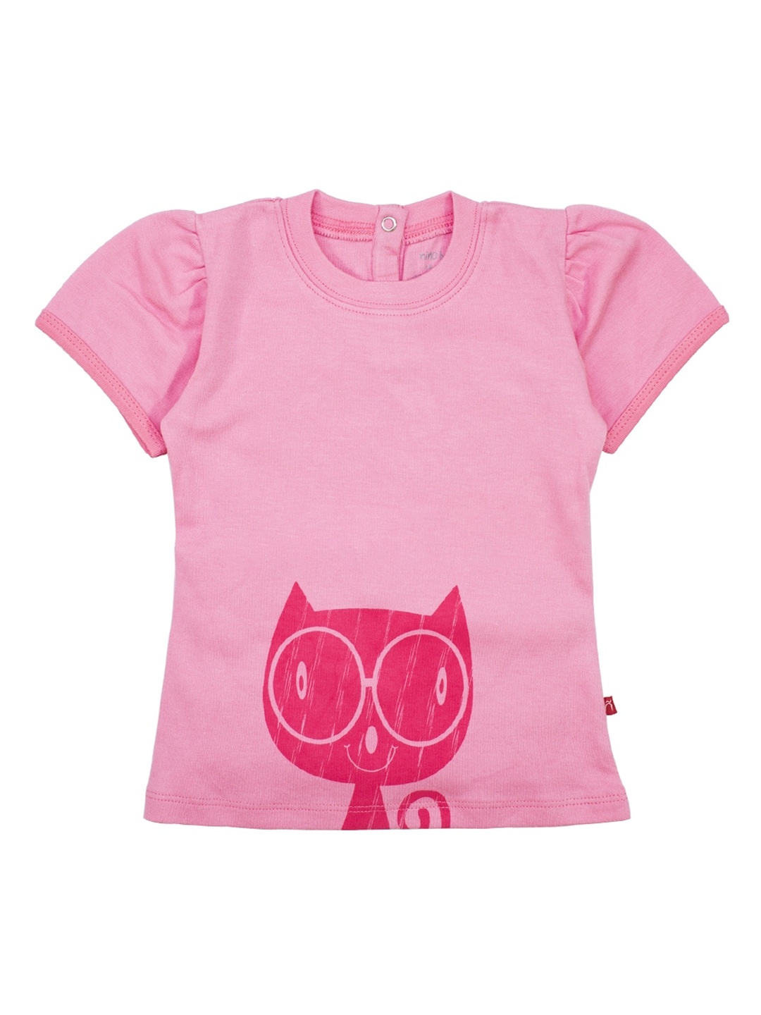 

Nino Bambino Girls Pink Printed Sustainable Top