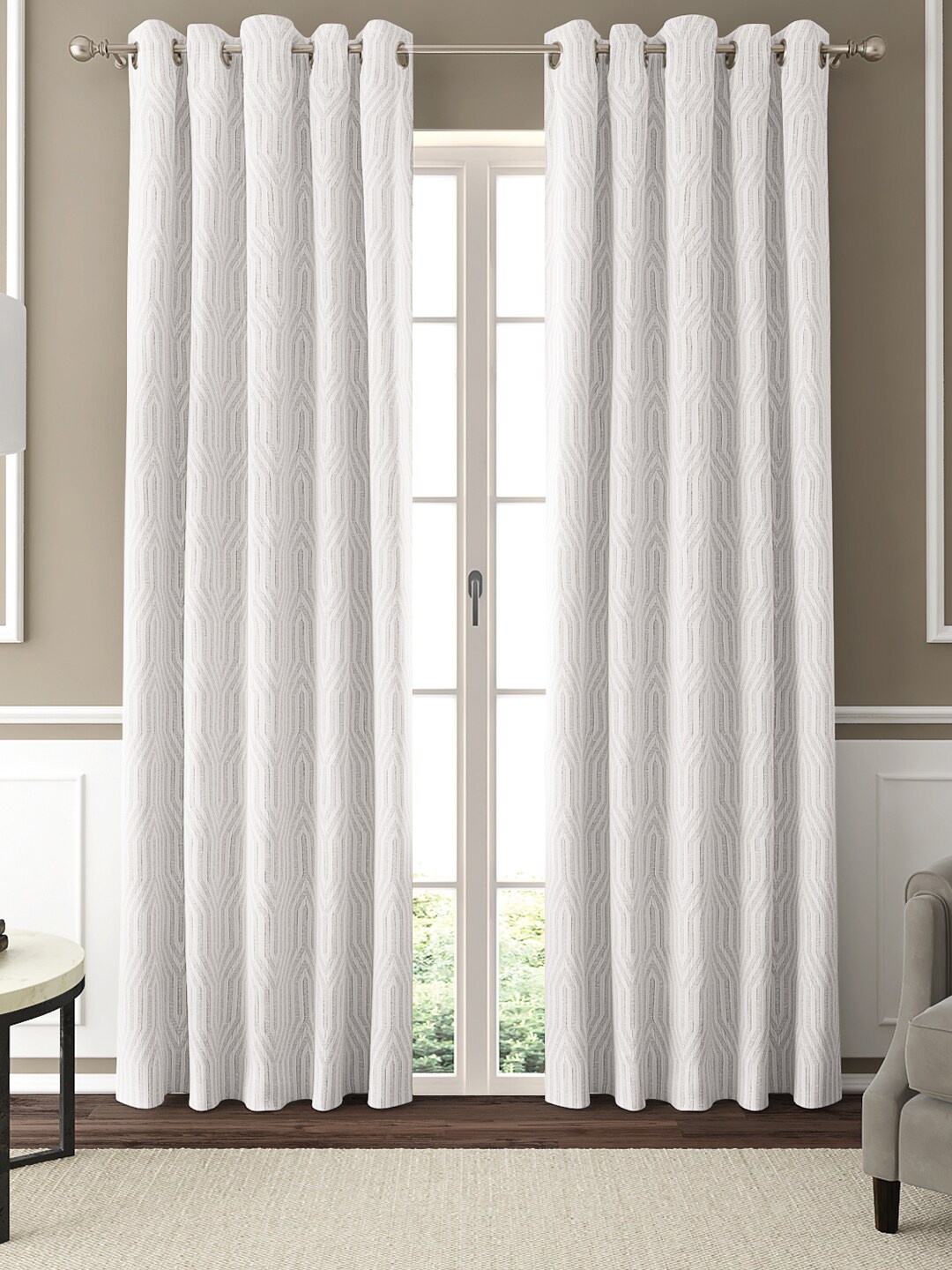 

GM Off-White Set of 2 Curtain Curtains