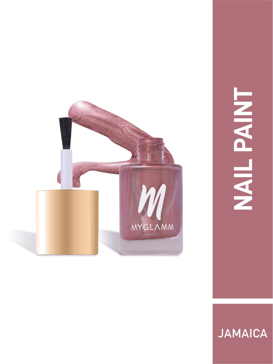 

MyGlamm Wandurlust Matt Chrome Nail Paint-Jamaica-11ml, Pink