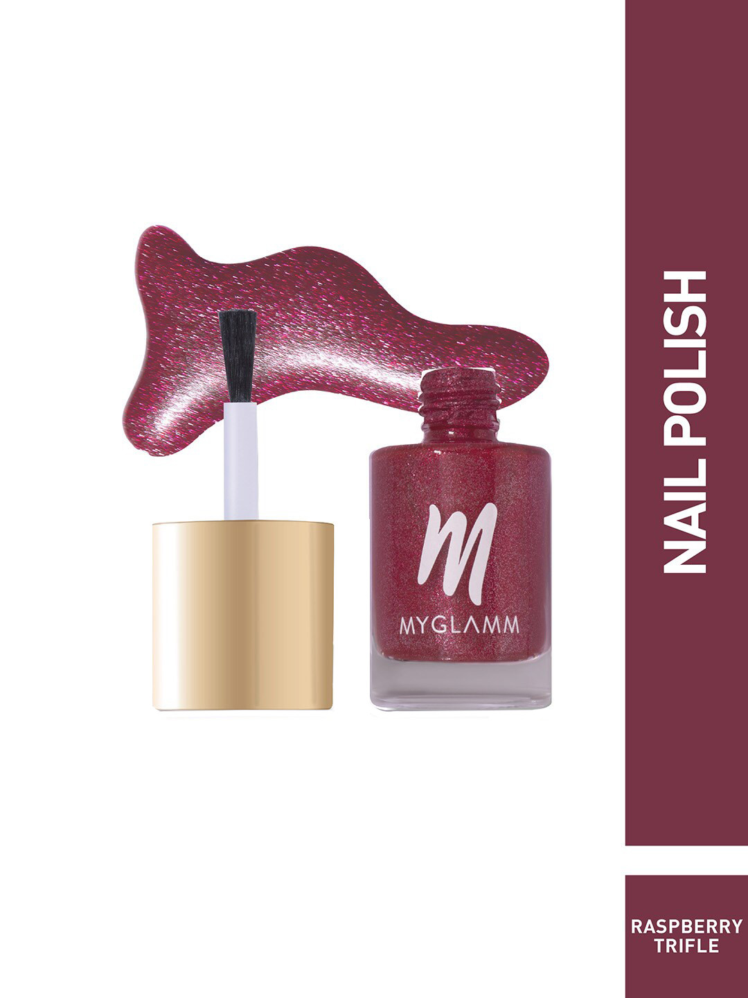 

MyGlamm Wandurlust Sand Matt Nail Paint-Raspberry Trifle-11ml, Maroon