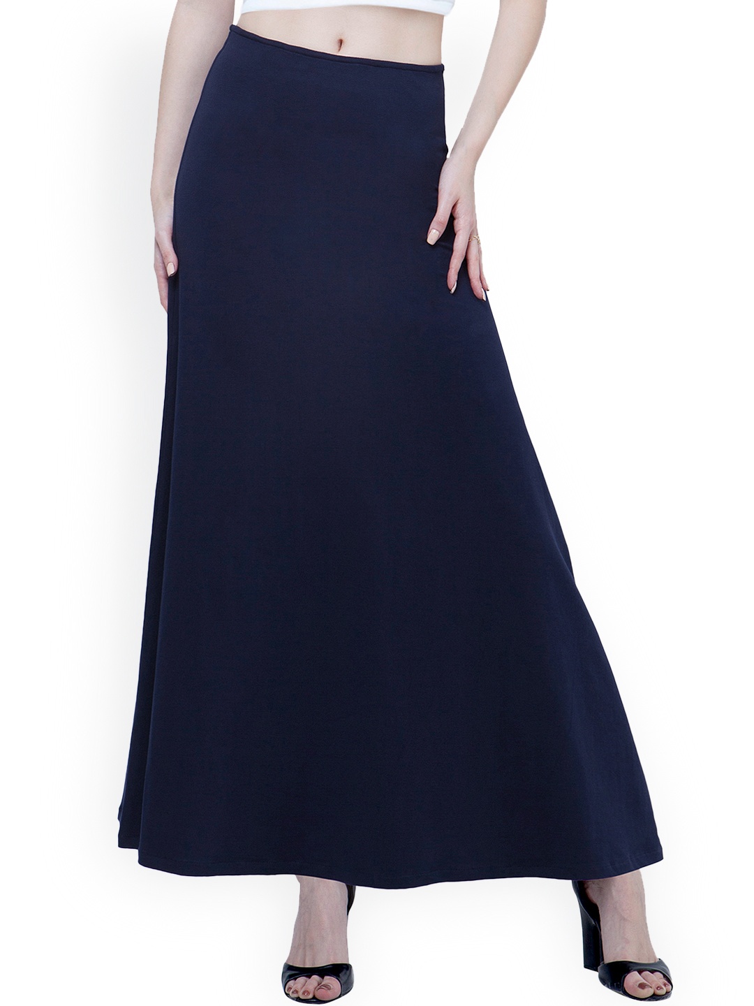 

FabAlley Navy Maxi Skirt, Navy blue