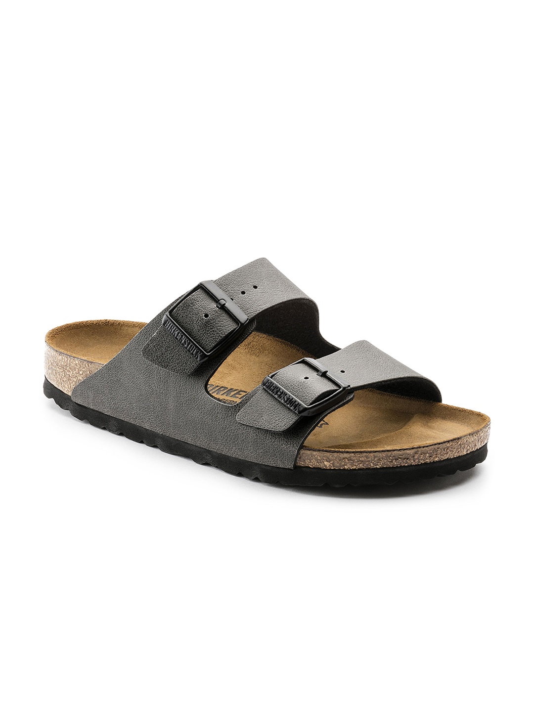 

Birkenstock Unisex Grey Regular Width Arizona Sandals