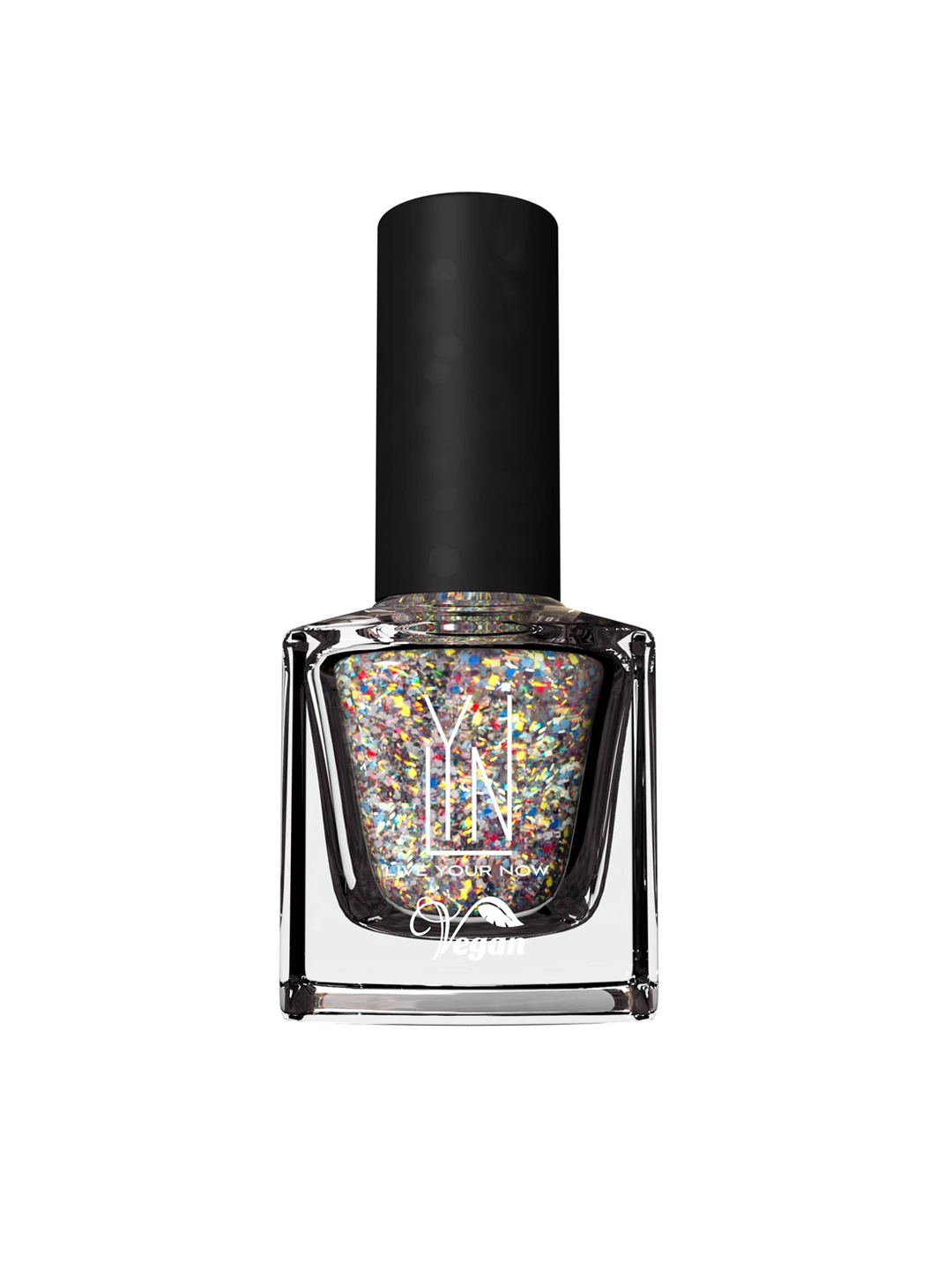 

LYN LIVE YOUR NOW Lacquer Raining Confetti 8ml, Grey