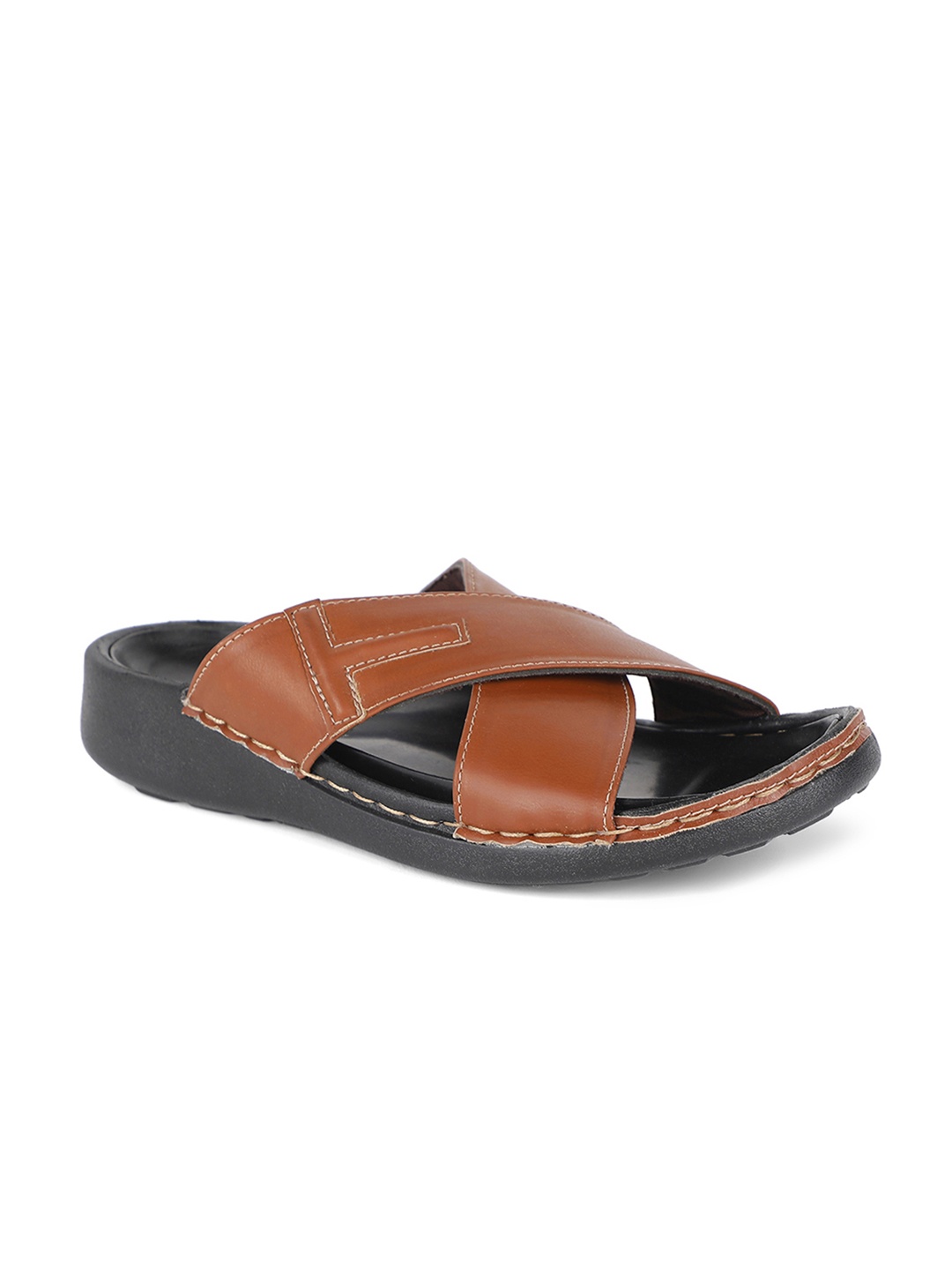 

Khadims Men Tan Brown Sandals