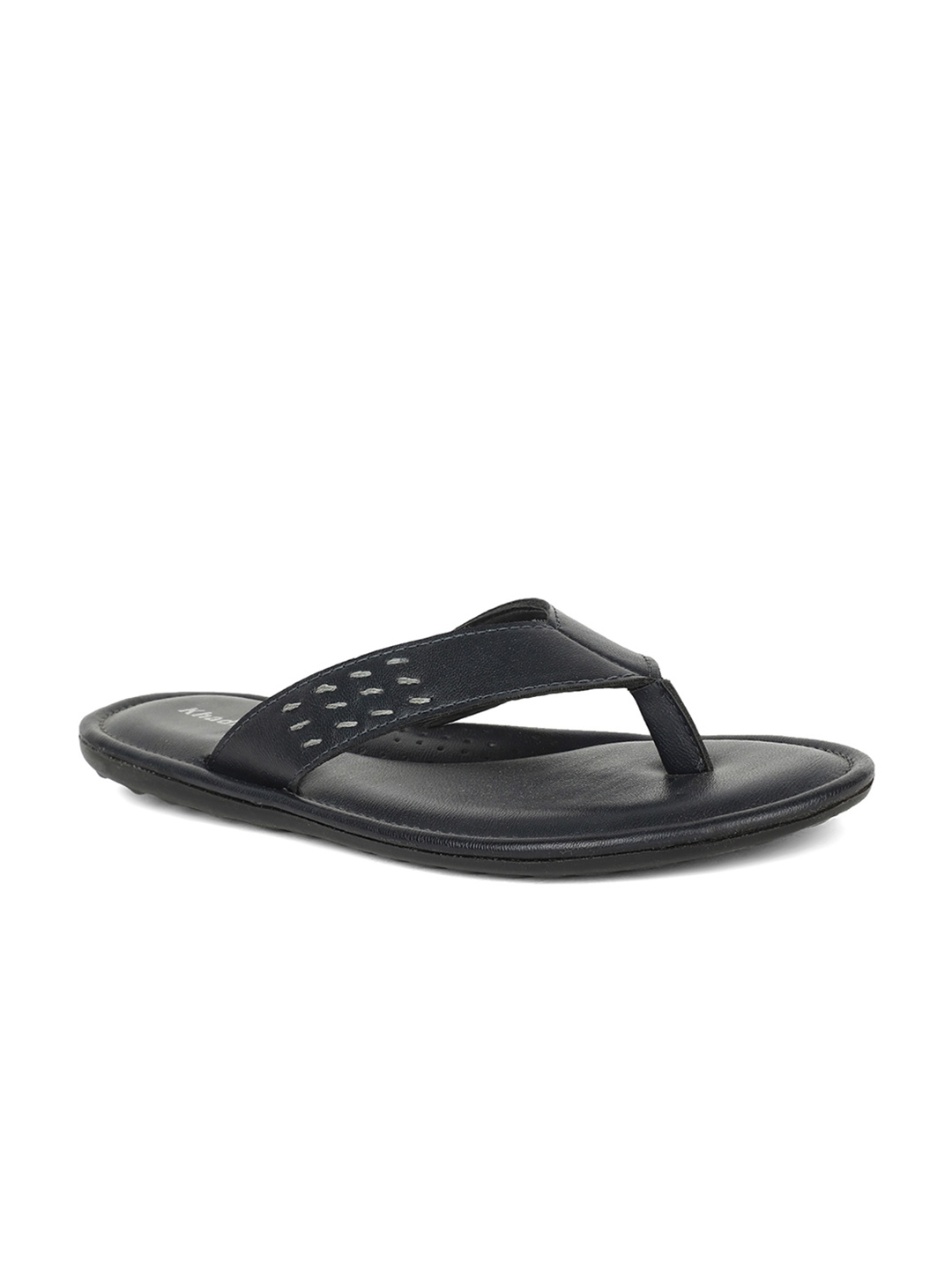 

Khadims Men Navy Blue Comfort Sandals