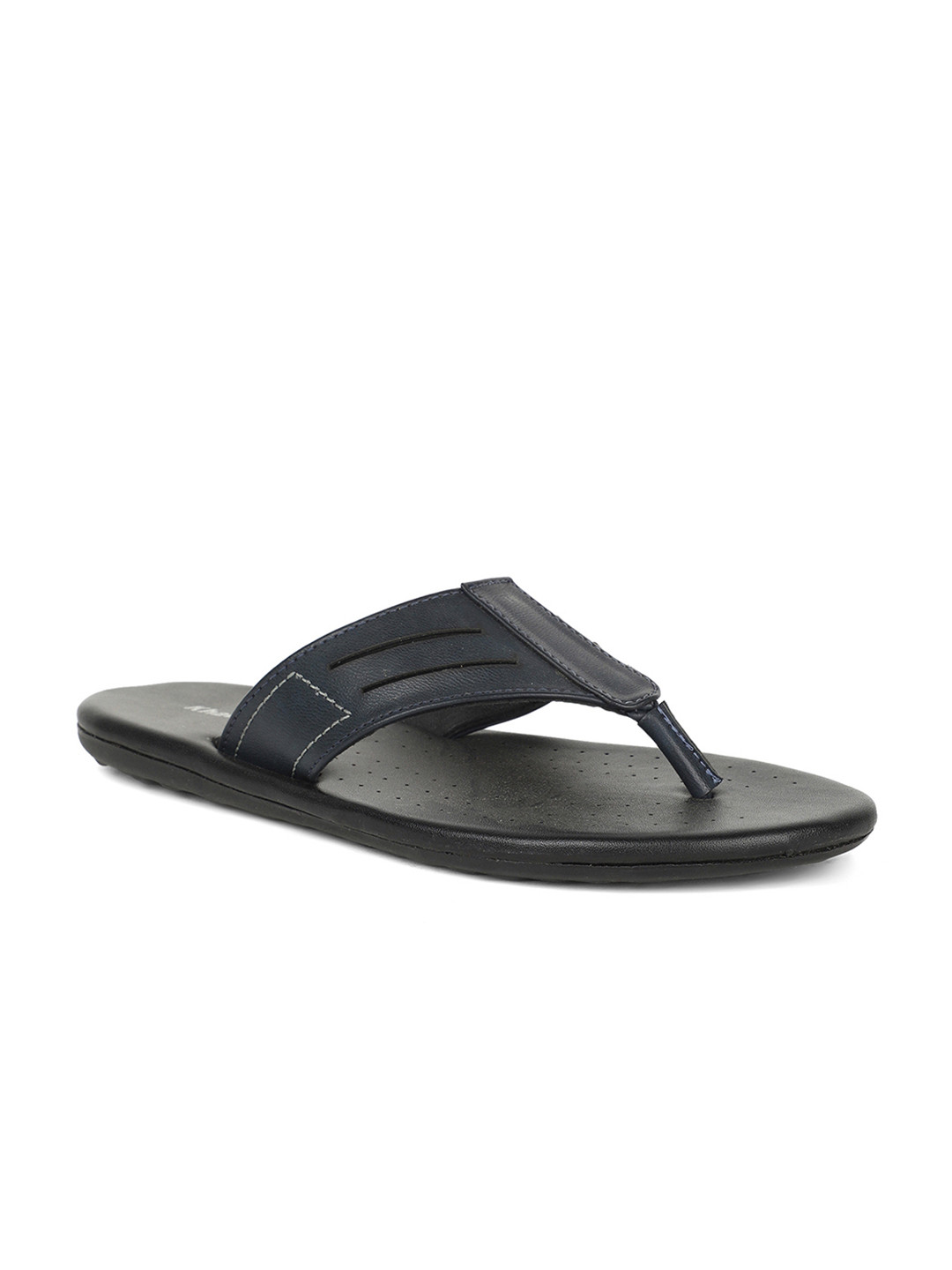 

Khadims Men Navy Blue Comfort Sandals