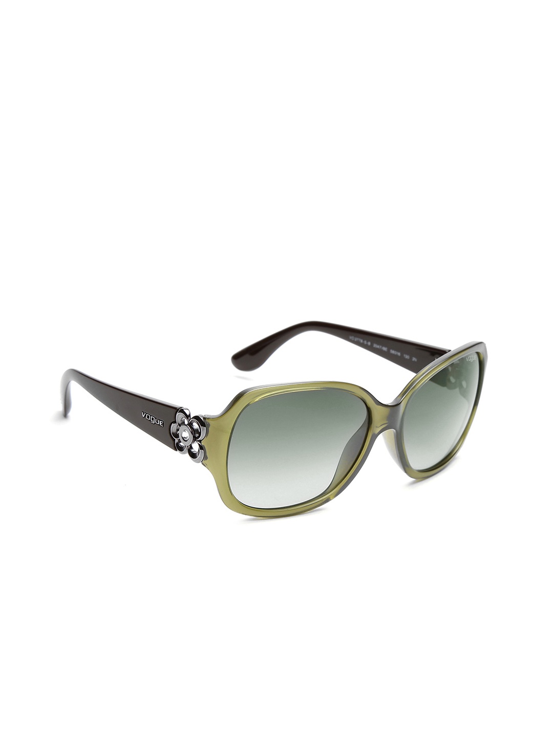 

vogue Women Oval Sunglasses 0VO2778SB20478E58, Olive