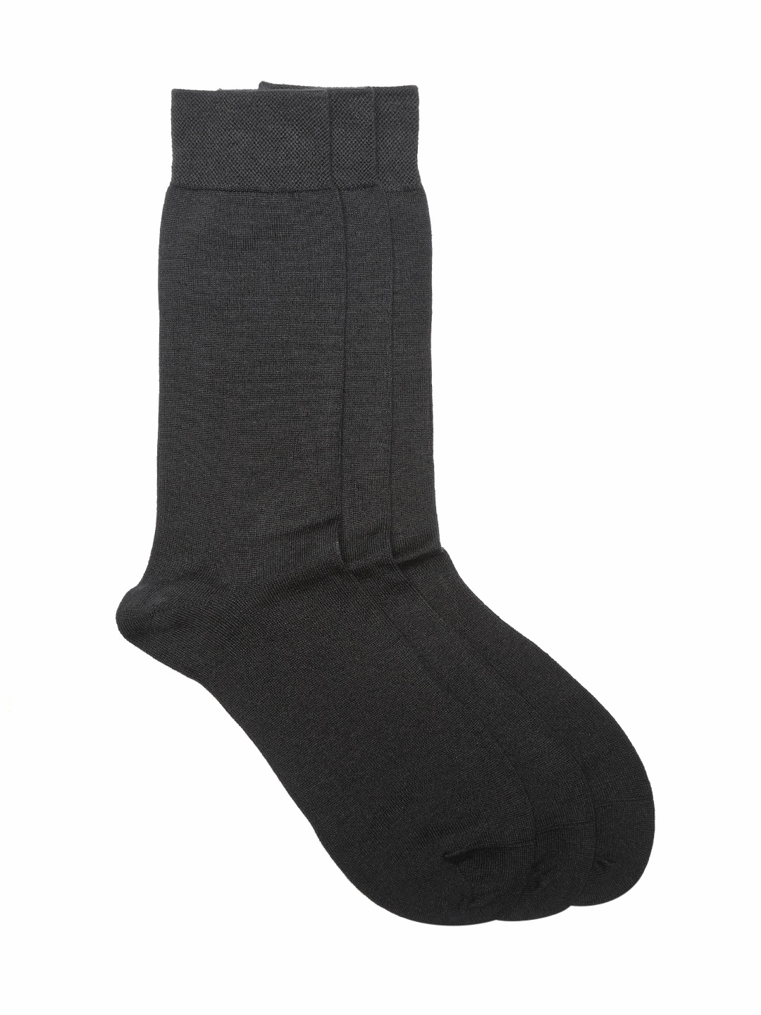 

Marks & Spencer Men Pack of 3 Black Merino Wool Blend Above Ankle Length Socks