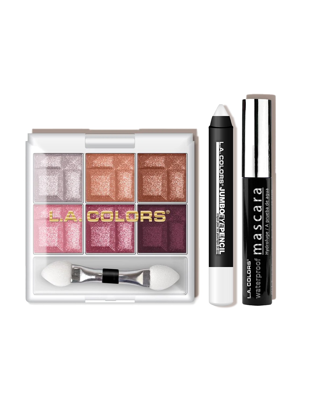 

L.A colors Long-Wearing Eye Makeup Kit - Combo 15, Multi