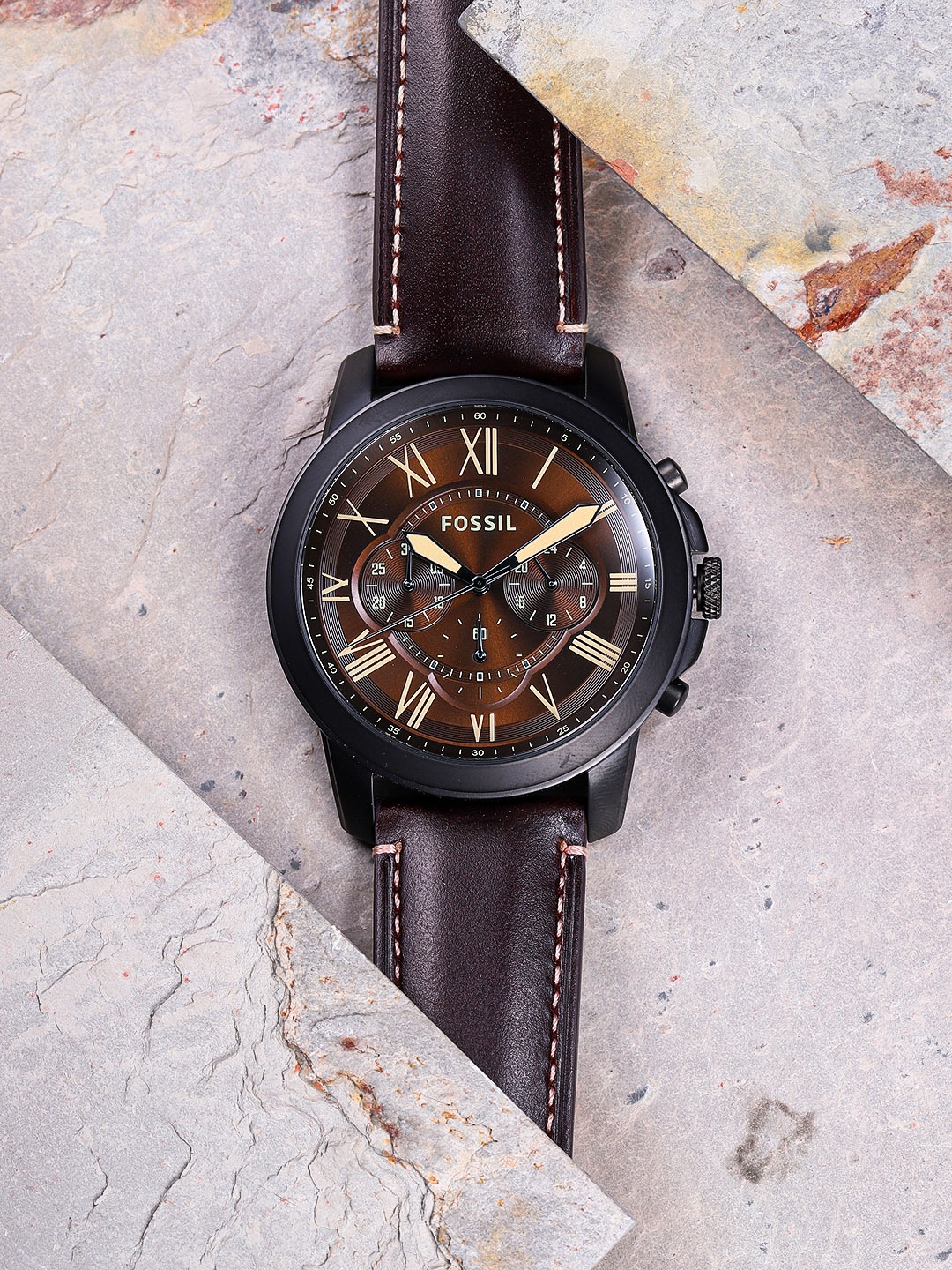 

Fossil Men Brown Analogue Watch