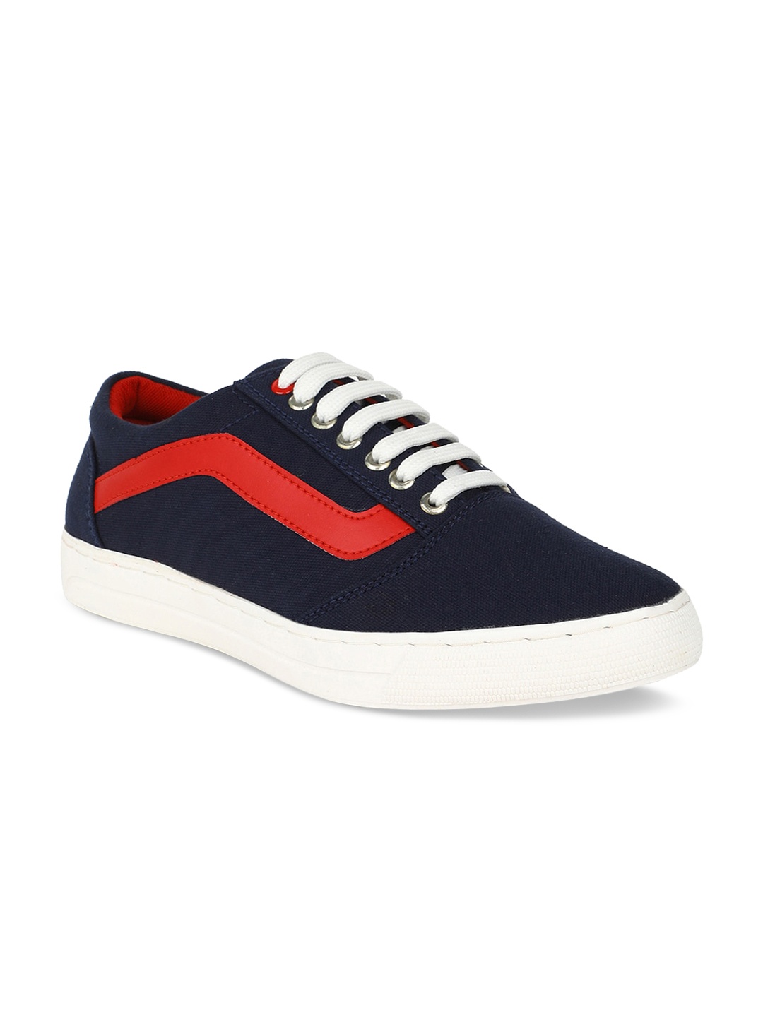 

Khadims Men Navy Blue Colourblocked Sneakers