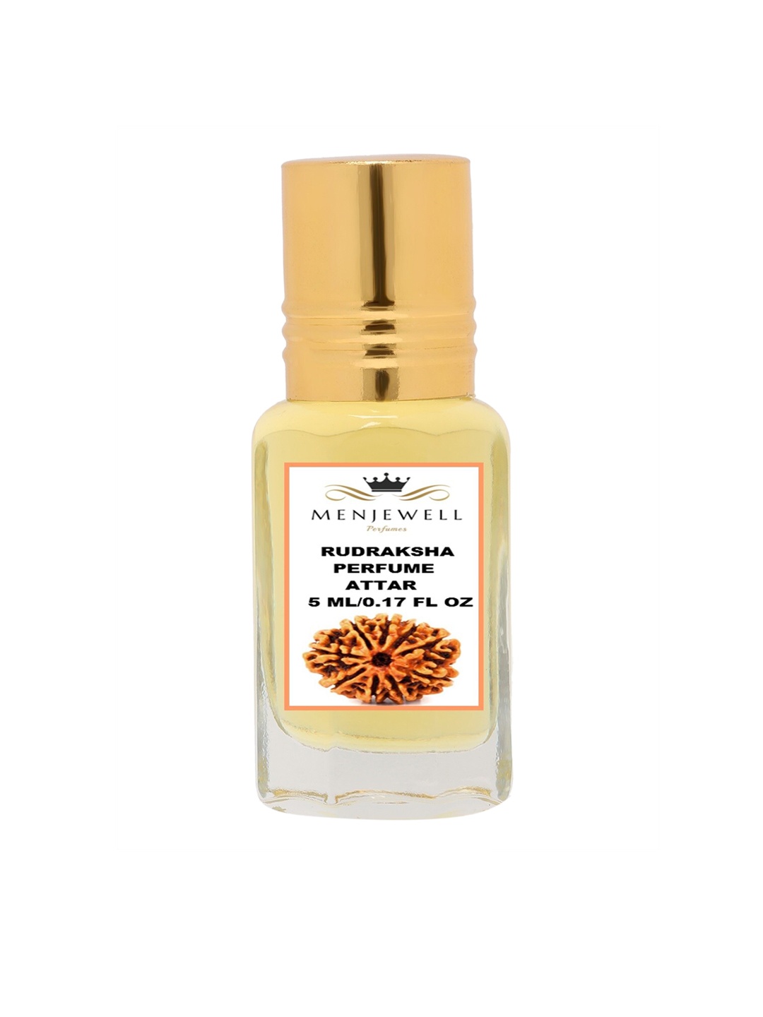 

Menjewell Fragrances Rudraksha Floral Attar 5ml, Transparent