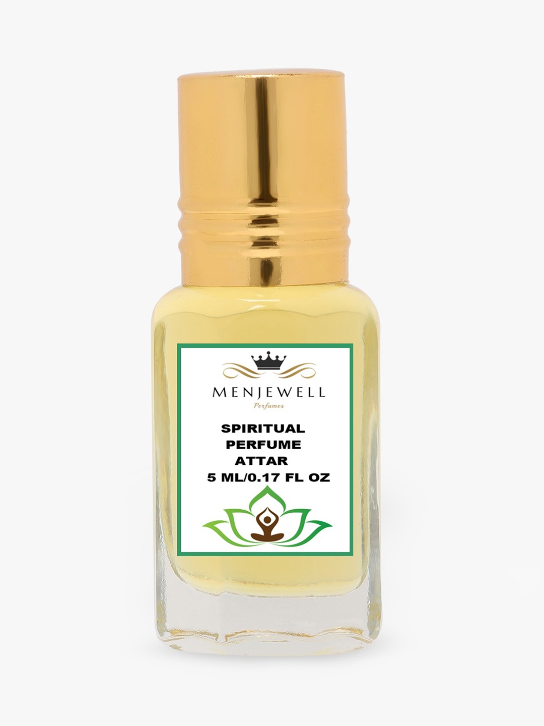 

Menjewell Spiritual Fragrances Floral Natural Attar 5ml, Transparent