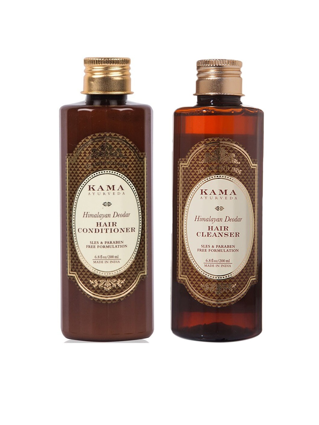 

KAMA AYURVEDA Set Of Hair Conditioner & Hair Cleanser, Brown