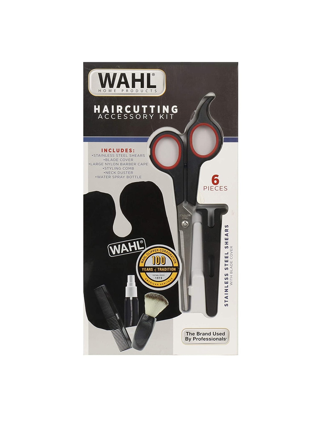 

WAHL Men 6 Pieces Hair Cutting Accessory Kit, Black