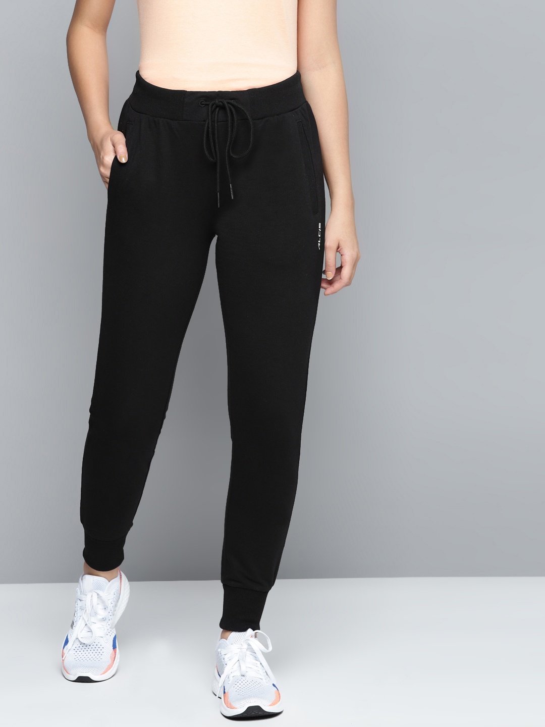 

Alcis Women Black Solid Joggers