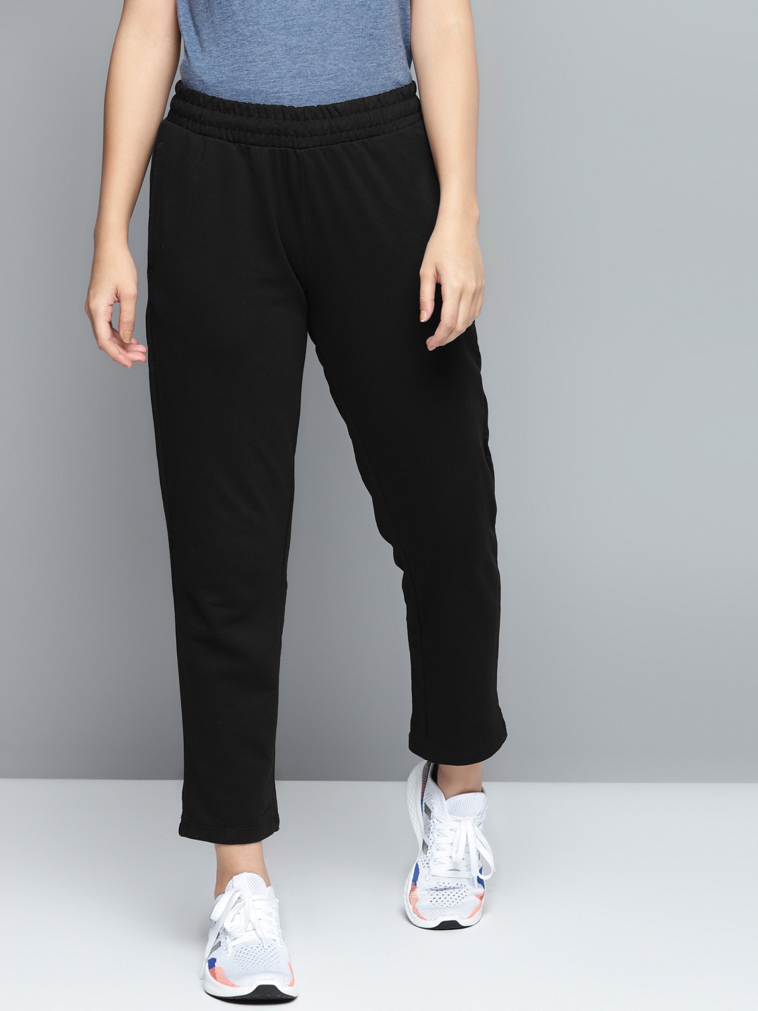 

Alcis Women Black Solid Track Pants