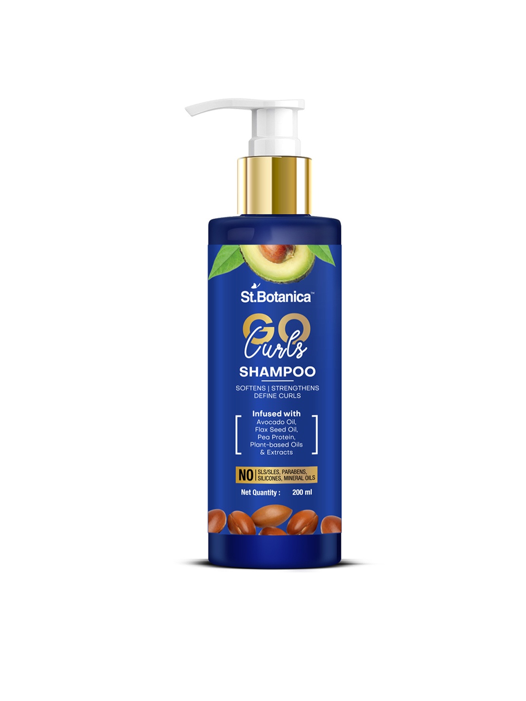 

St.Botanica Go Curls Shampoo 200 ml, Blue