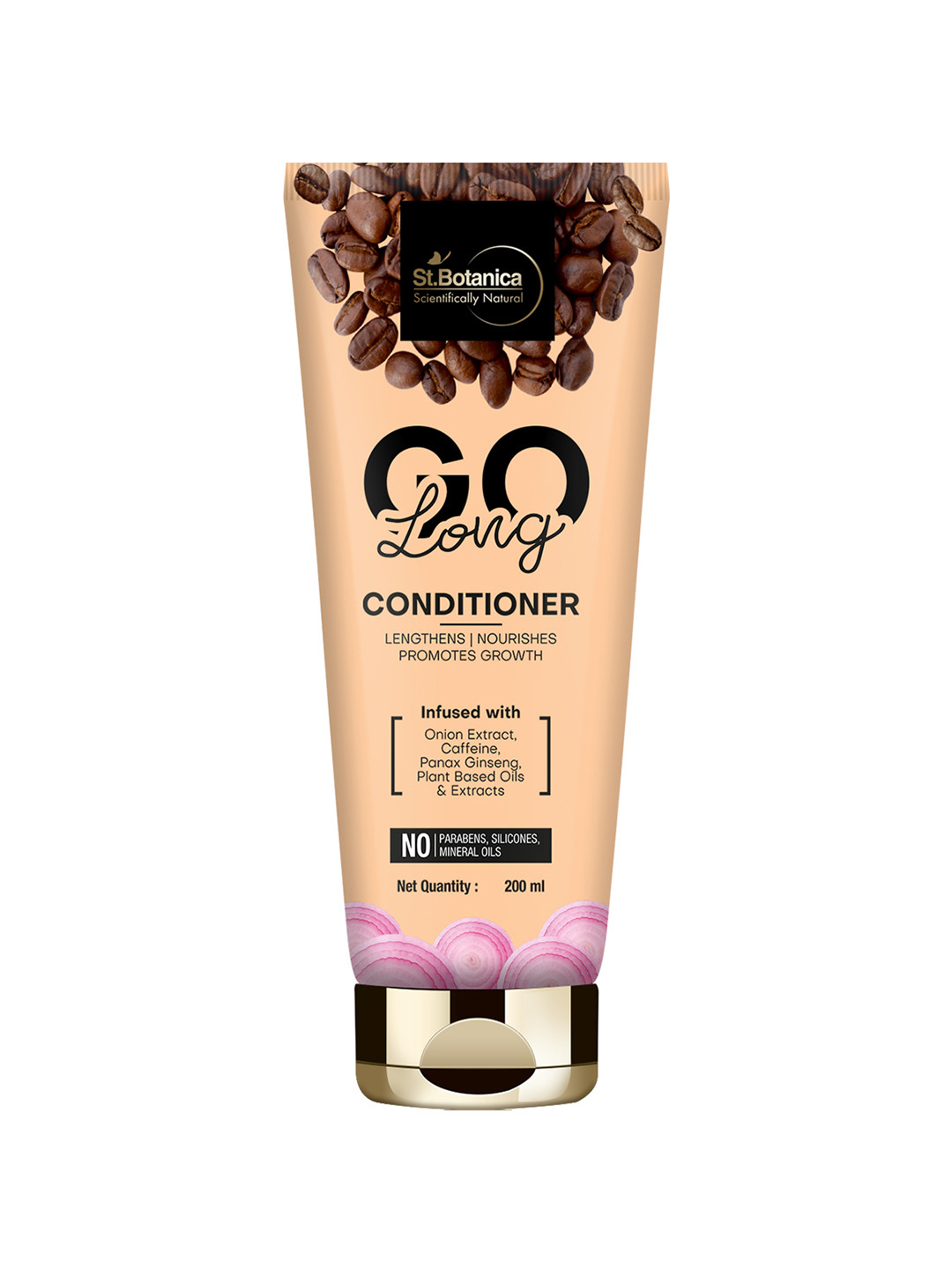 

StBotanica Go Long Onion Hair Conditioner 200ml, Brown