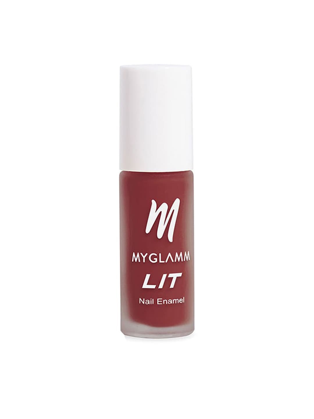 

MyGlamm LIT Matte Nail Enamel-Call It Clout-7ml, Red